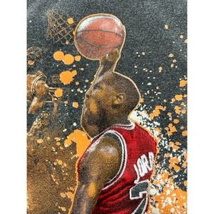 Vtg Michael Jordan Chicago Bulls Champs T Shirt NBA Goat 3XL